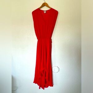 Haute Hippie Red Silk Dress